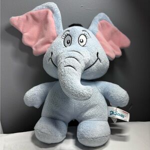 Dr. Seuss Horton Plush - Blue and Pink